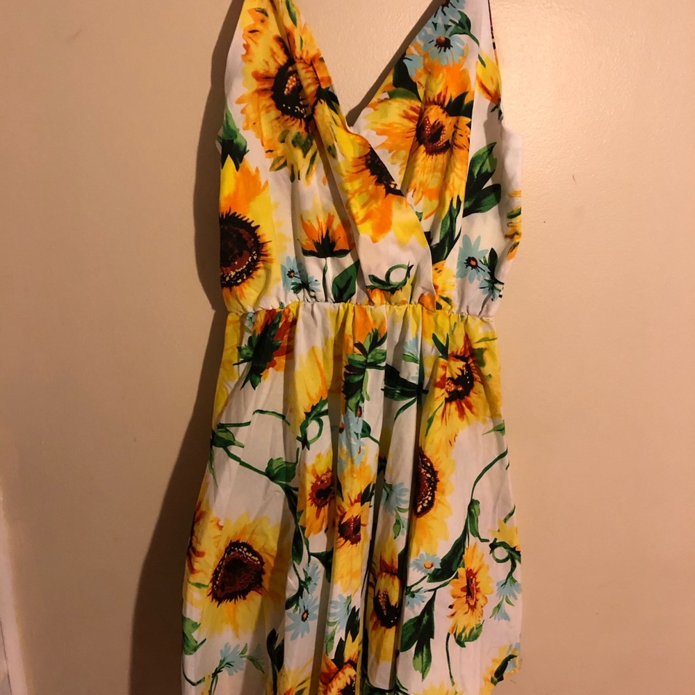 Sunflower Midi Dress